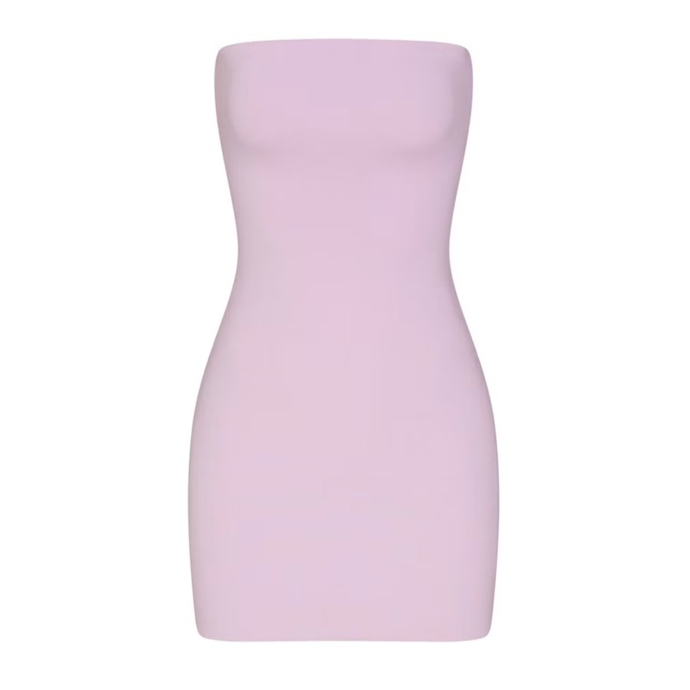 Skims Cotton Jersey Mini Tube Dress Sugar Plum OP-DRS-11884W Purple 3X